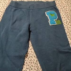 Vintage PINK Victoria's Secret Blue Joggers with Patch